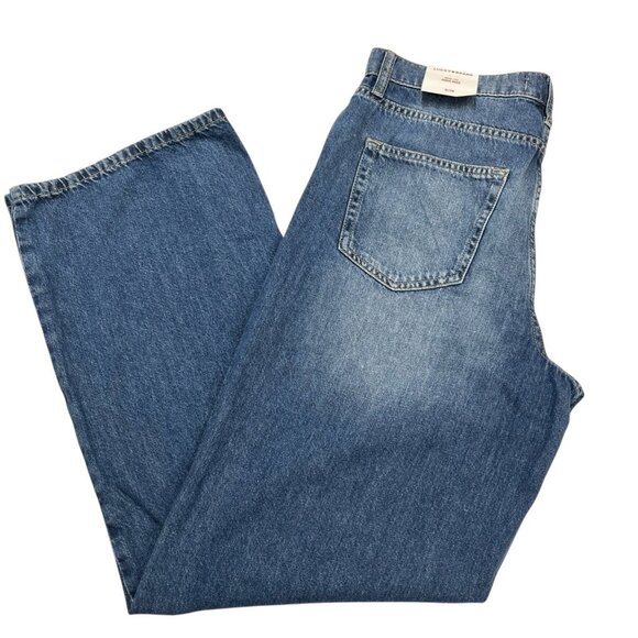Lucky Brand Jeans Womens 8/29 Wide Leg High Rise Denim Rigid Casual Festival - Picture 1 of 12